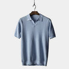 Men's Open Collar Polo Shirt