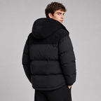 Men's Oversized Full-Zip Hooded Puffer Jacket