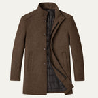 Men's Padded Mock Neck Coat