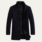 Men's Padded Mock Neck Coat