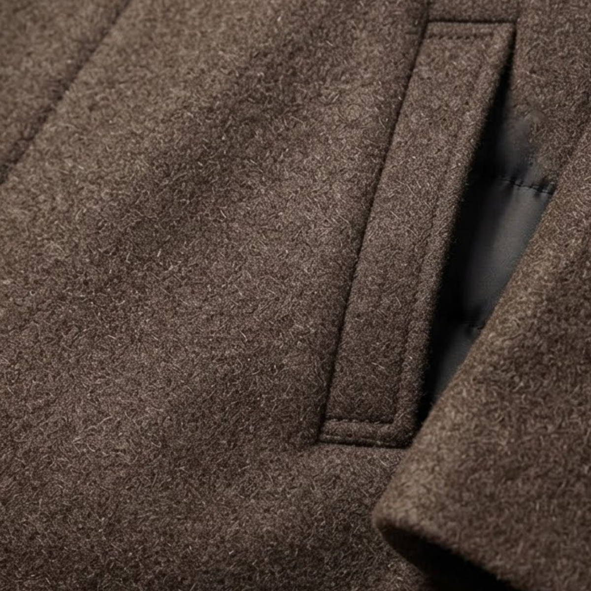 Men's Padded Mock Neck Coat