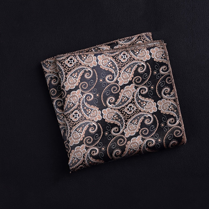 Men's Paisley Border Handkerchief