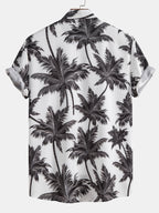 Men's Palm Print Shirt Set