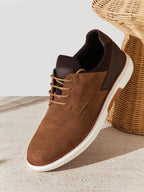 Men's Paneled Lace-Up Sneakers