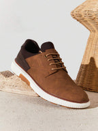 Men's Paneled Lace-Up Sneakers