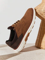 Men's Paneled Lace-Up Sneakers