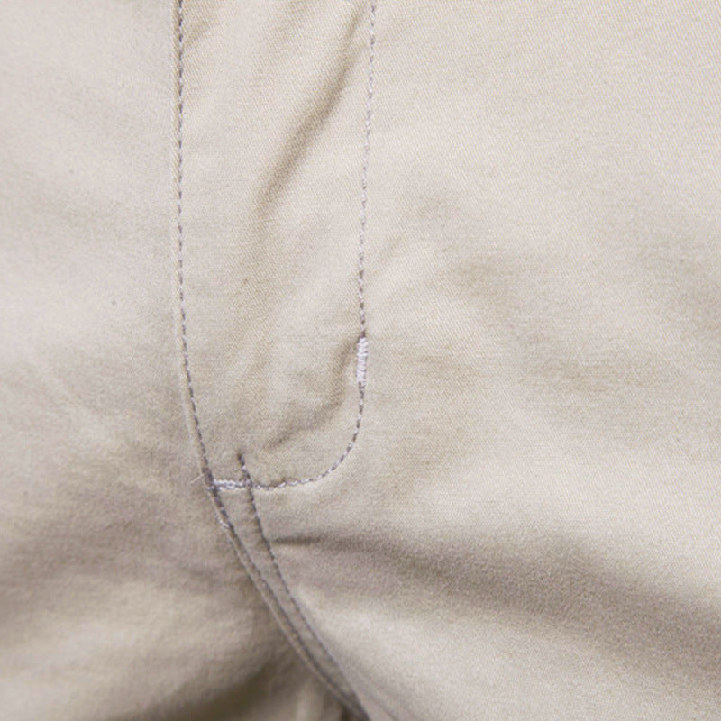 Men's Partially Elastic Waist Shorts