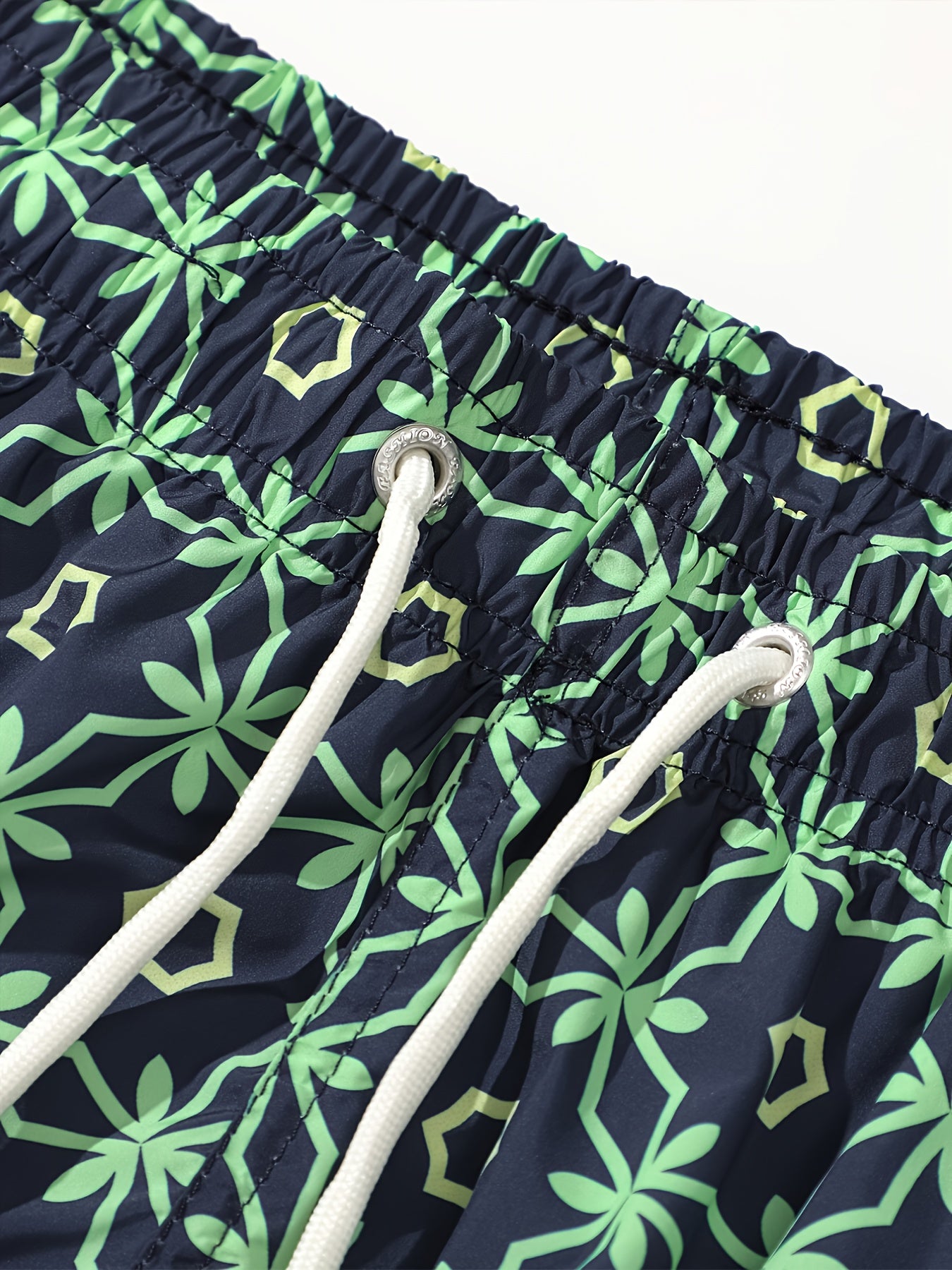 Men's Patterned Drawstring Shorts