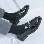 Men's Patterned Tassel Loafers