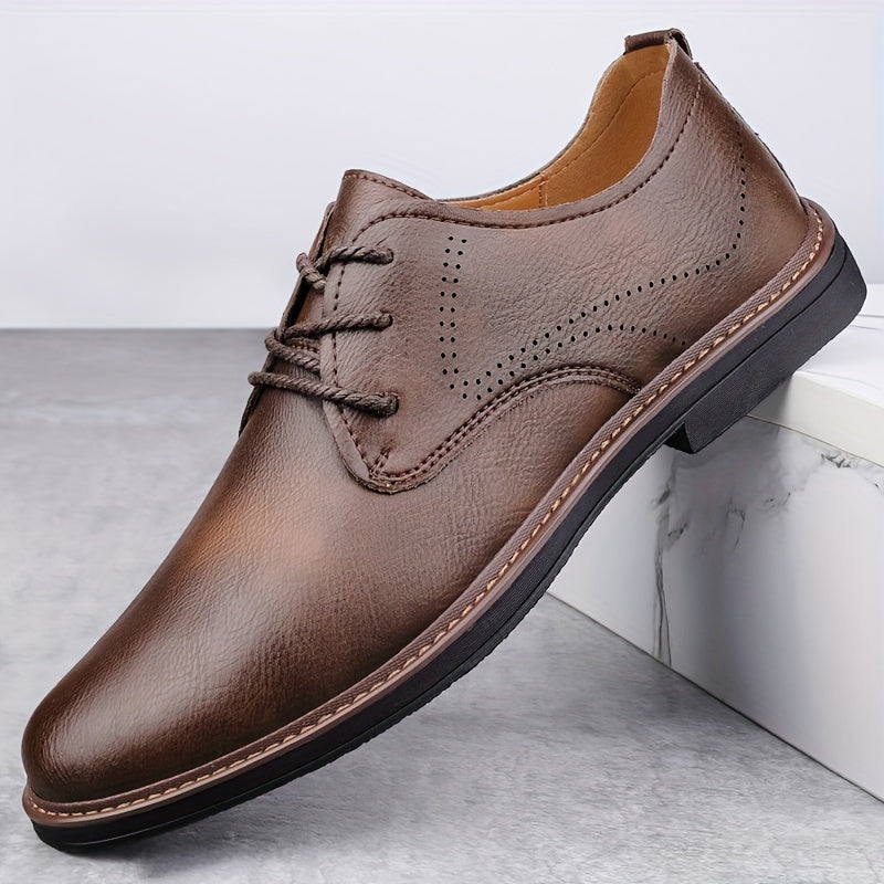 Men's Pebbled Dress Shoes
