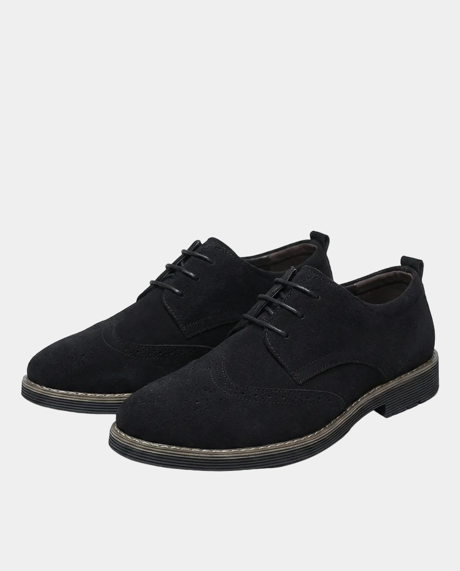 Men's Perforated Derby Shoes
