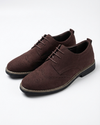 Men's Perforated Derby Shoes