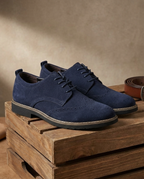 Men's Perforated Derby Shoes