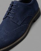 Men's Perforated Derby Shoes