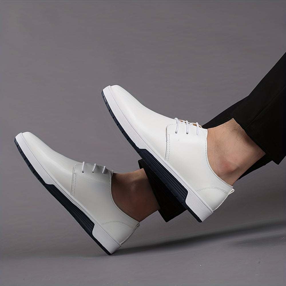 Men's Lace-Up Perforated Shoes