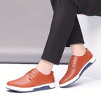 Men's Lace-Up Perforated Shoes