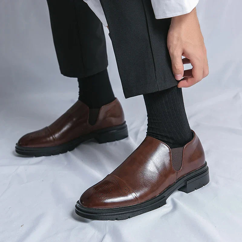 Men's Perforated Slip-On Shoes