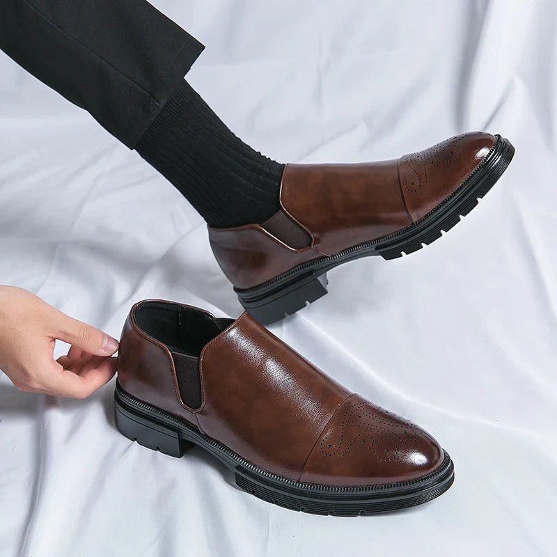 Men's Perforated Slip-On Shoes