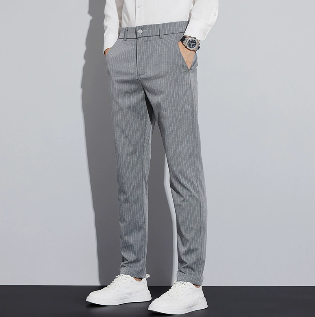 Men's Pinstripe Dress Pants
