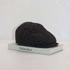 Men's Pinstripe Flat Cap