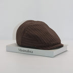 Men's Pinstripe Flat Cap