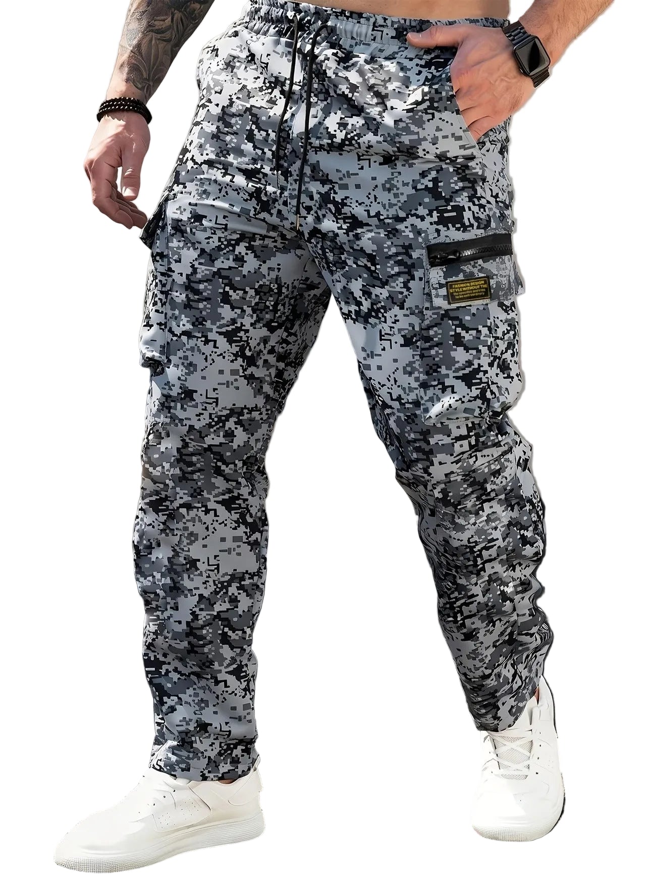 Men's Pixelated Cargo Pants