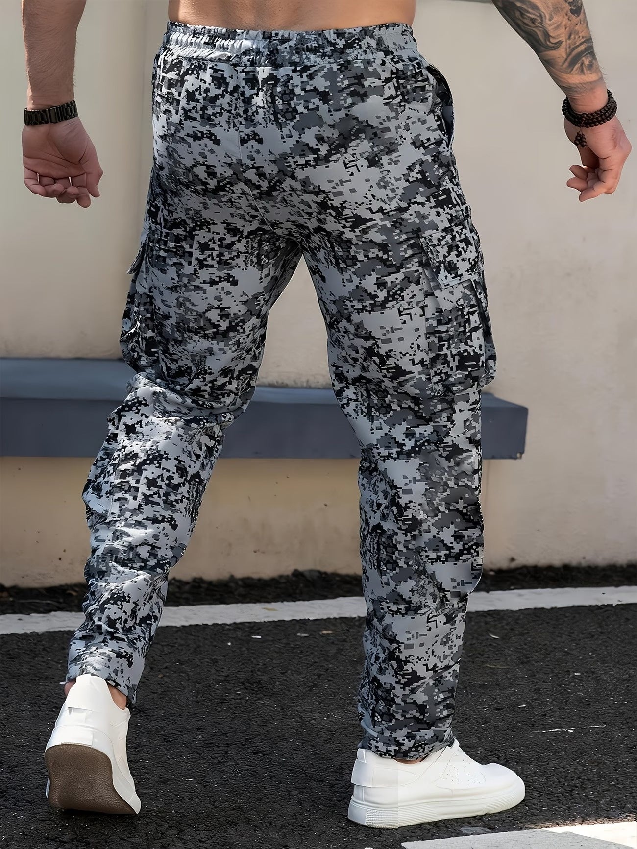 Men's Pixelated Cargo Pants