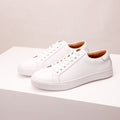 Men's Plain Toe Lace-Up Sneakers