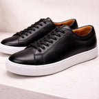 Men's Plain Toe Lace-Up Sneakers