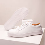 Men's Plain Toe Lace-Up Sneakers
