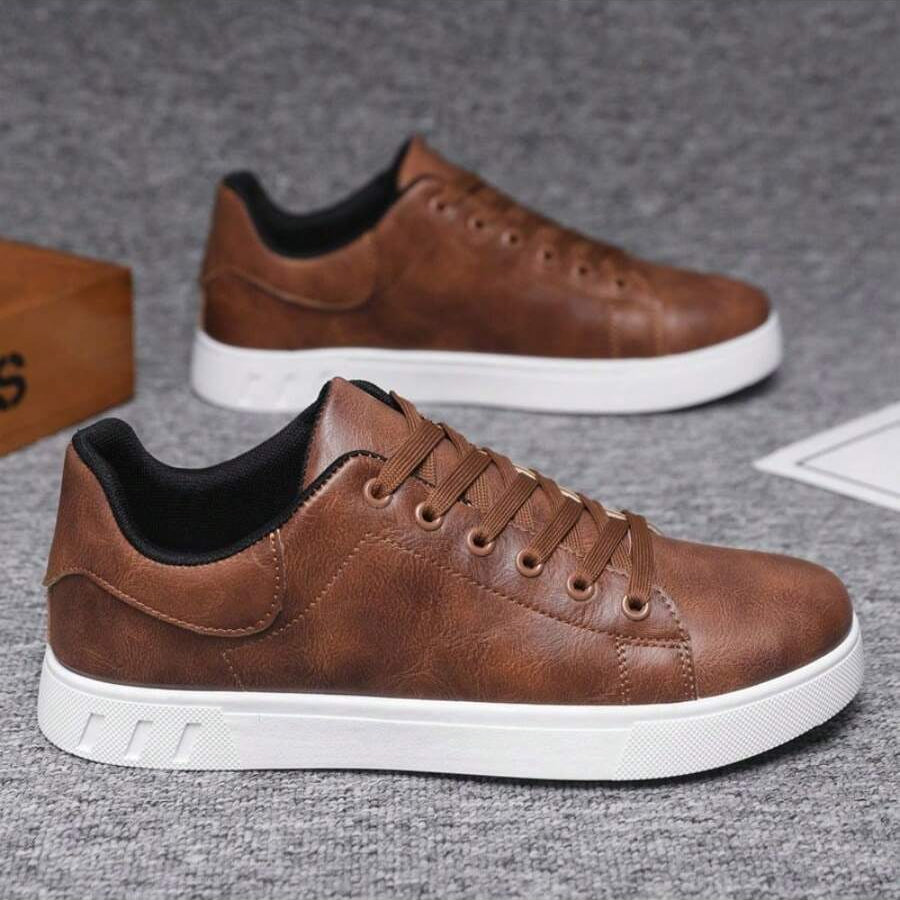 Men's Platform Lace-Up Sneakers