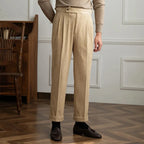 Men's Pleated Corduroy Pants