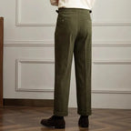 Men's Pleated Corduroy Pants