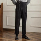 Men's Pleated Corduroy Pants