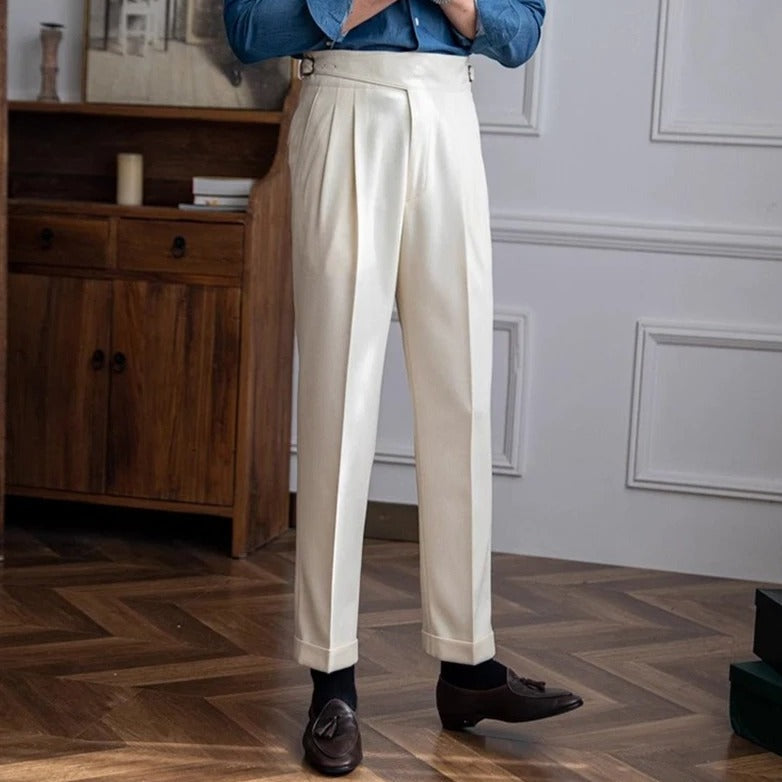 Men's Pleated Dress Pants