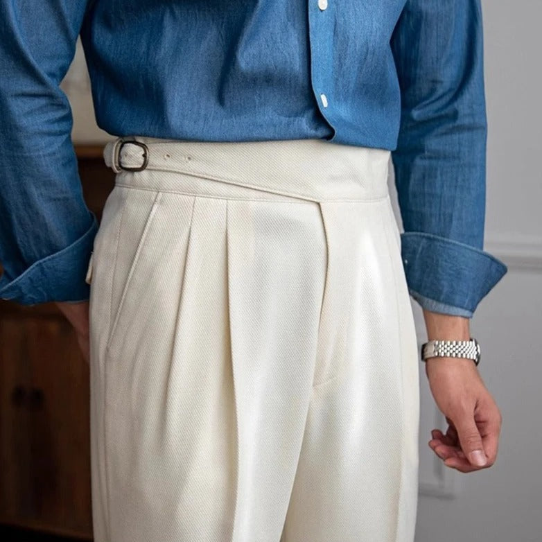 Men's Pleated Dress Pants