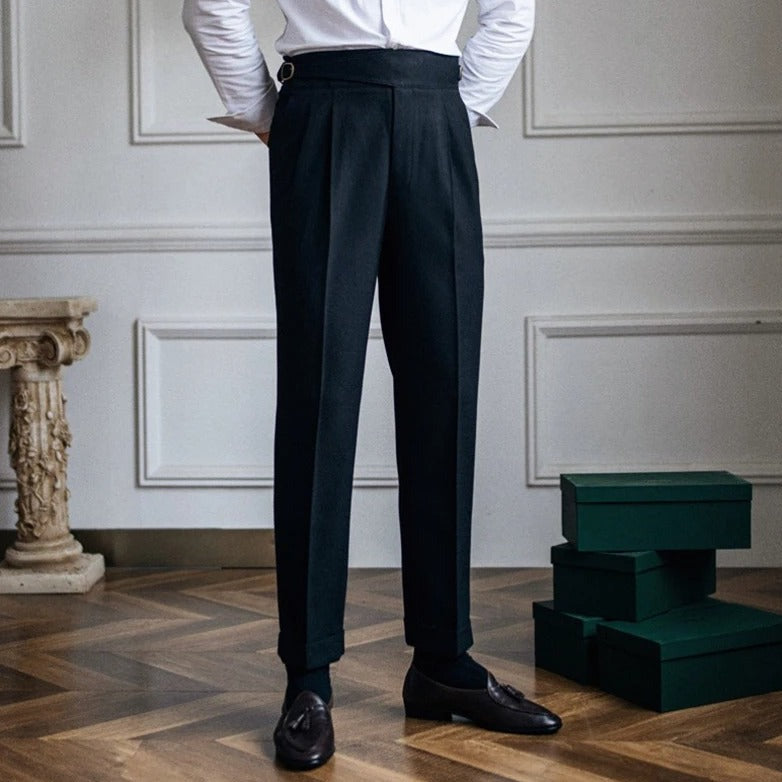 Men's Pleated Dress Pants