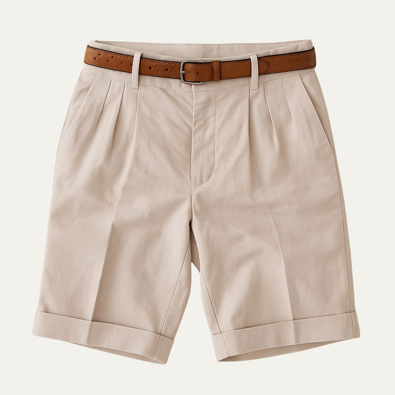 Men's Pleated Shorts