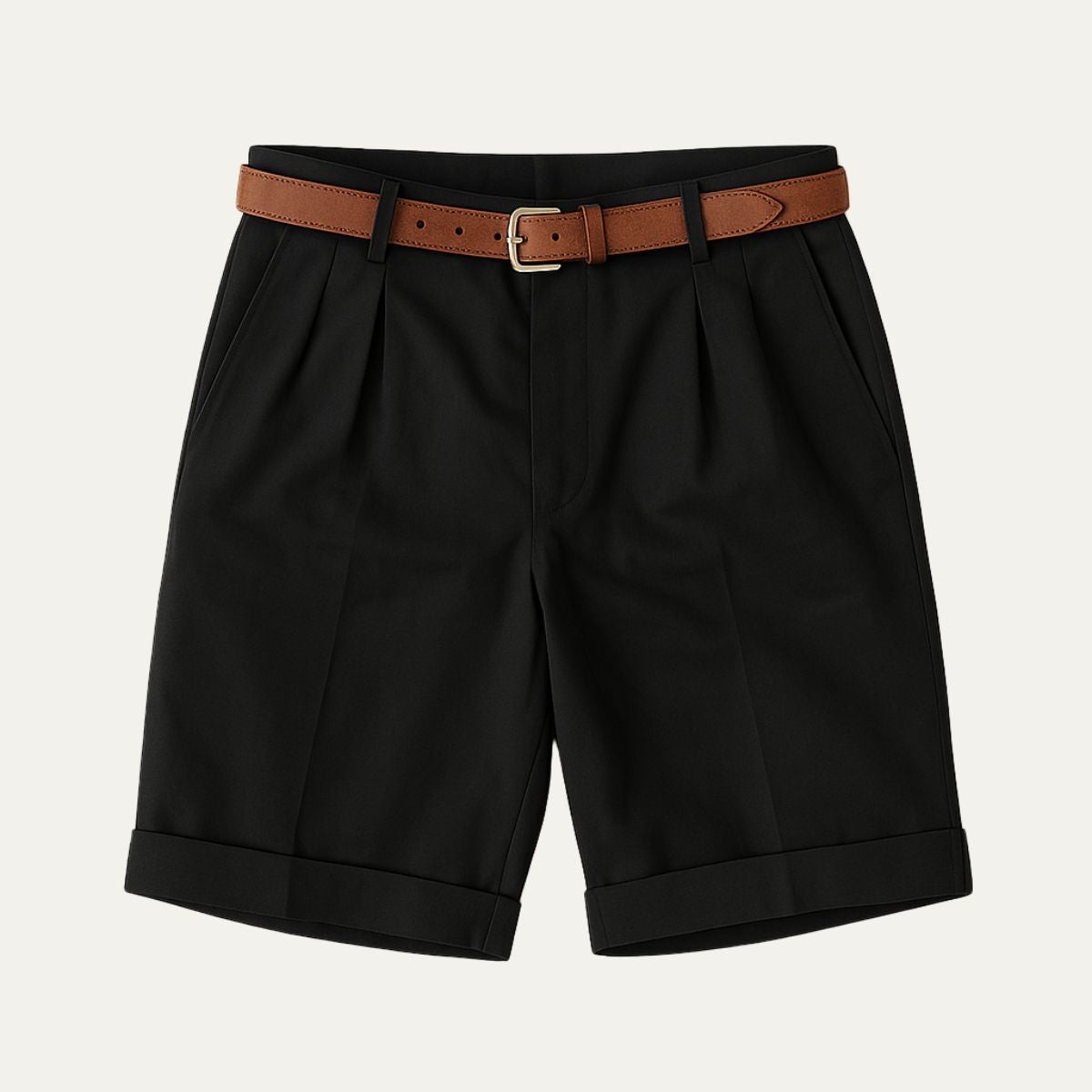 Men's Pleated Shorts