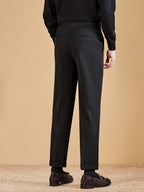 Men's Pleated Tapered Dress Pants