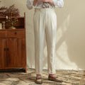 Men's Pleated Tapered Pants