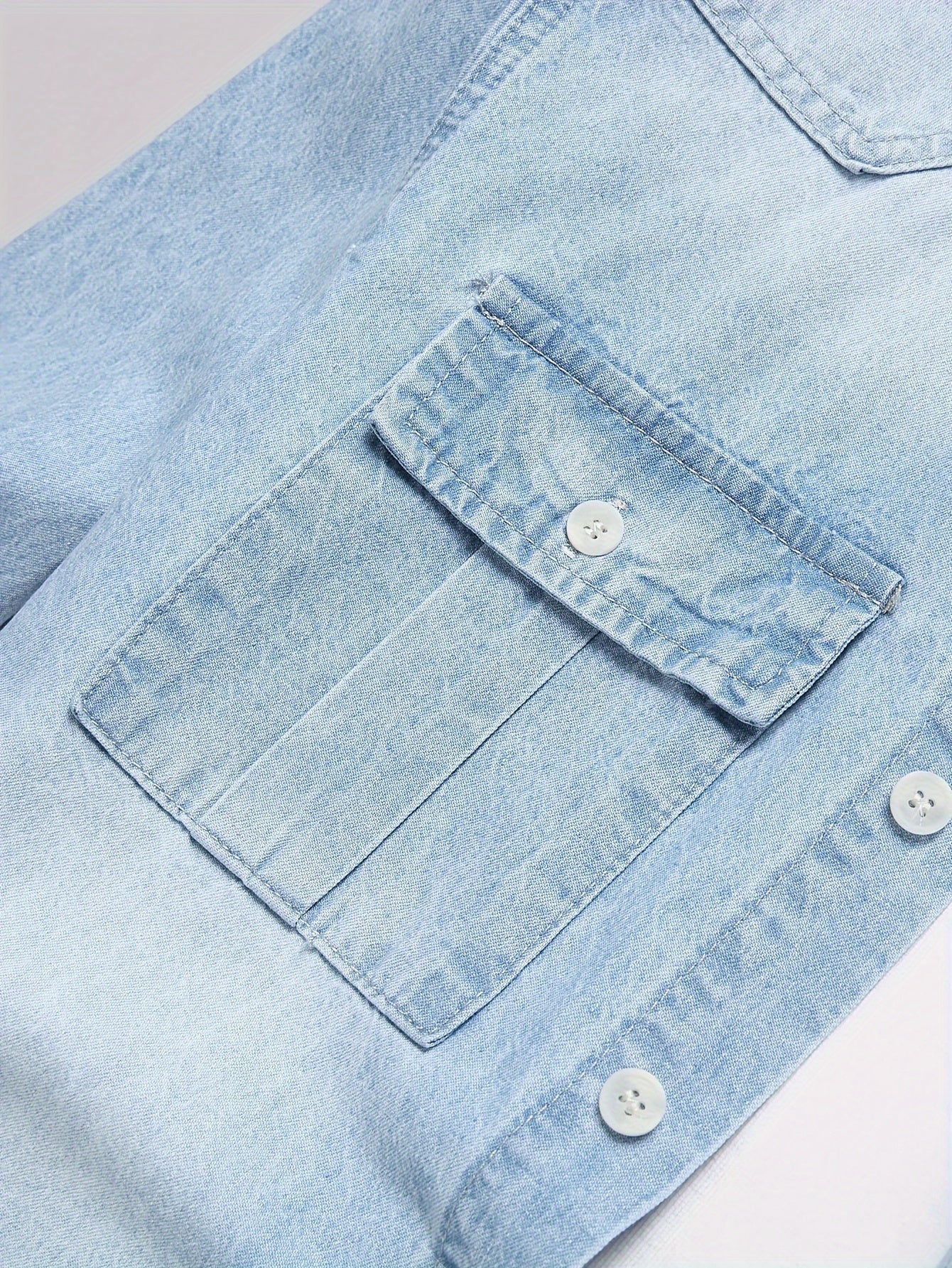 Men's Pocket Button-Up Shirt