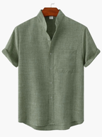 Men's Pocket Shirt and Drawstring Pants Set