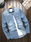 Men's Pointed Collar Shirt