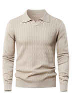 Men's Polo Collar Sweater
