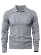 Men's Polo Collar Sweater