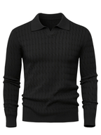 Men's Polo Collar Sweater