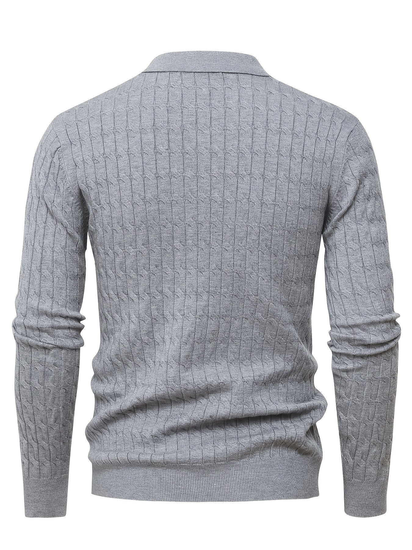Men's Polo Collar Sweater