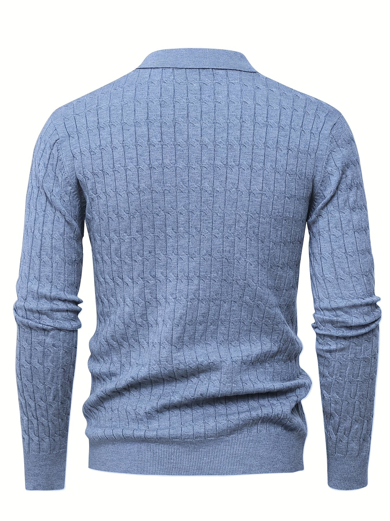 Men's Polo Collar Sweater