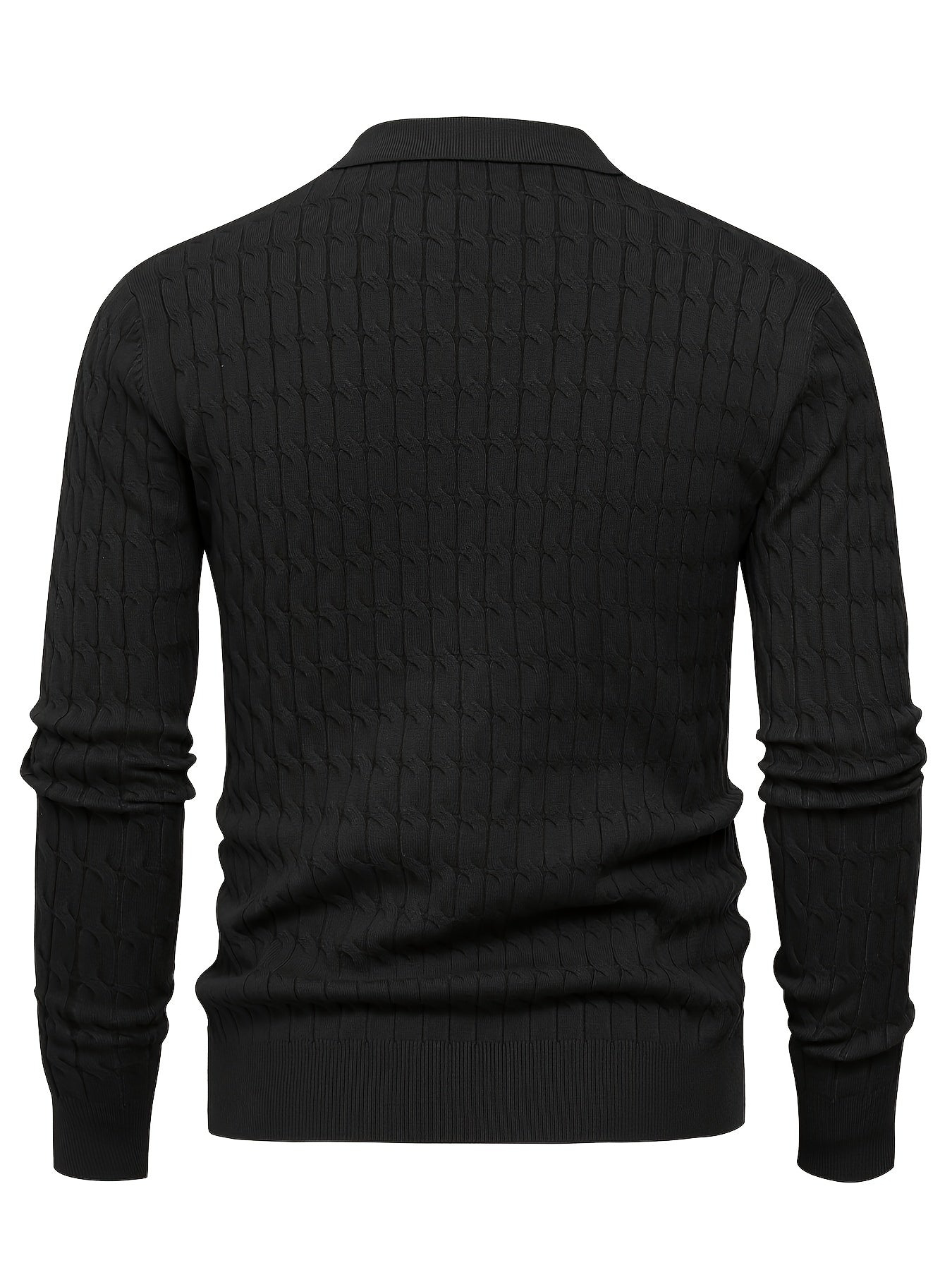 Men's Polo Collar Sweater